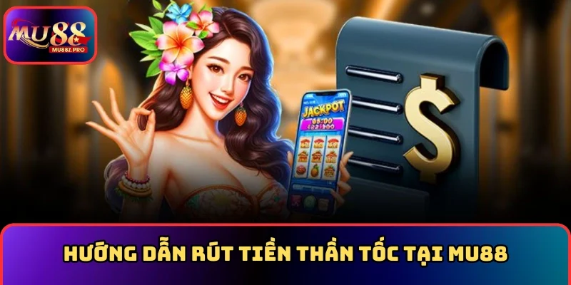 Hướng dẫn rút tiền thần tốc tại MU88